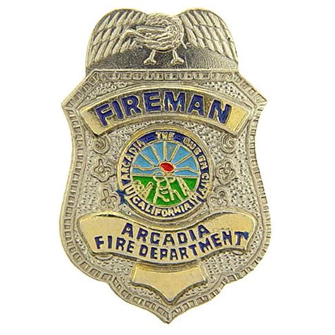Arcadia California Fire Department Pin 1" | Michaels