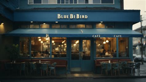 Blue Bird Cafe on Behance