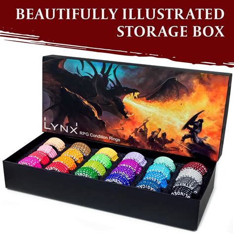 LYNX RPG Status Ring Markers - 96 Rings for 24 Status & India | Ubuy