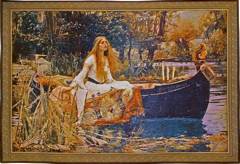 Buy The Lady of Shalott by John William Waterhouse | Woven Tapestry ...