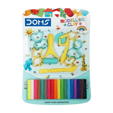 Doms 18 Shades Modelling Clay - SCOOBOO - Doms