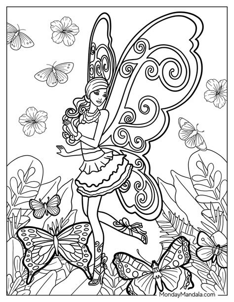 Free Printable Fairy Coloring Pages For Kids - Itsy Bitsy Fun