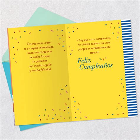 You Are a Gift Spanish-Language Birthday Card for Grandson - Greeting ...