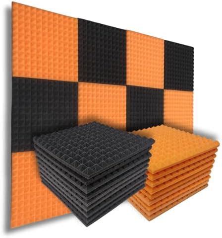 MMT Acoustix® 18Pc Pyramid Acoustic Foam, ProStudio Sound Setup ...