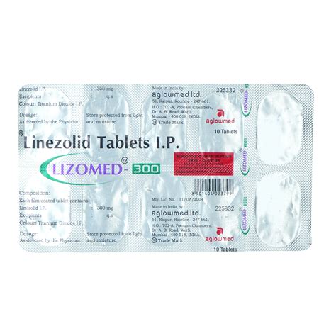 Lizomed-300 mg Tablet 10's Price, Uses, Side Effects, Composition ...