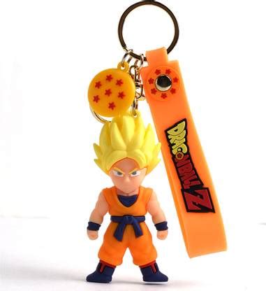 Daiyamondo Dragon Ball Super Saiyyan Yellow Goku 3D keychain With Long ...