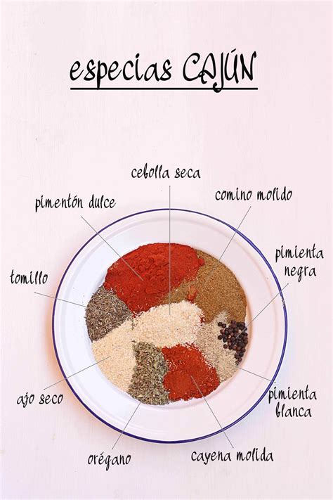 Especias Cajun {by Paula, Con las Zarpas en la Masa} | Especias caseras ...