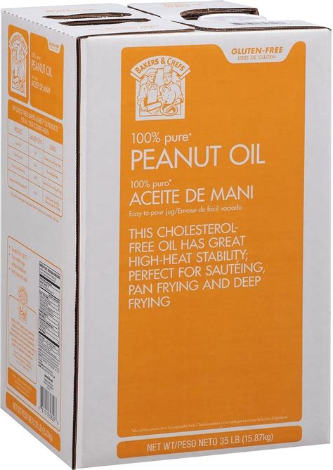 Amazon.com : (4.5 Gallons) - ANF Brands Pure Peanut Oil - High Smoke ...