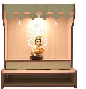 magicism Handmade Beautiful MDF Wooden Home & Office Temple, Pooja ...