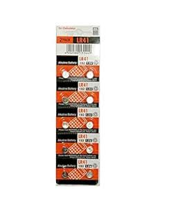Exelent 10-Pack LR41 Button Cell Battery LR41 AG3 392A 1.5v Alkaline ...