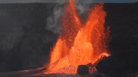 Lava Flow Volcano Eruption