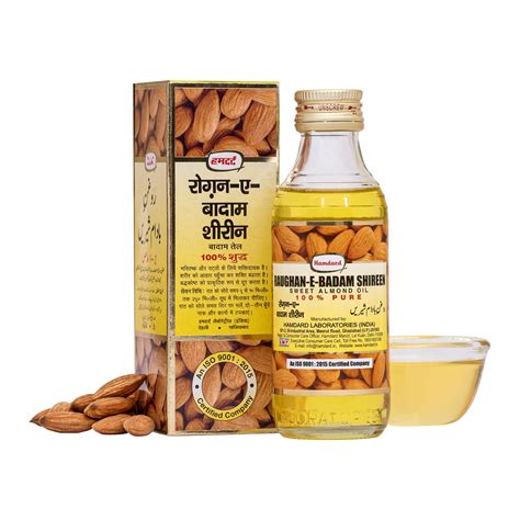 Hamdard RAUGHAN-E-BADAM SHIREEN Sweet Almond Oil for Body, Skin & Hair ...