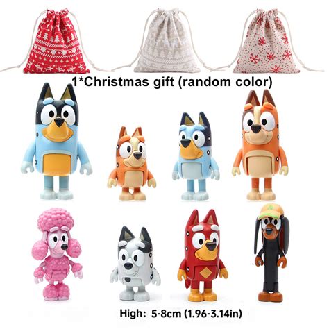 Buy Bluey Family and Friends Figure 8-Pack, Action Figures; Bluey ...