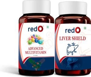 redo Combo Pack Of Liver Shield & Multivitamin Tablets Price in India ...
