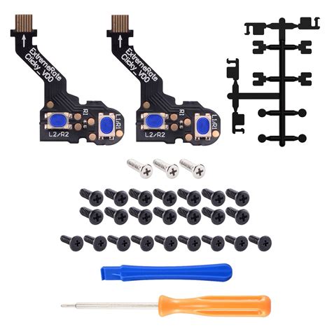 eXtremeRate Tactile Version Clicky Hair Trigger Kit for PS5 Controller ...