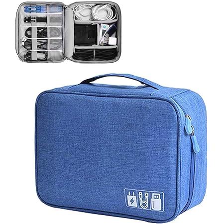 AVENUX Electronics Accessories Organizer Bag Travel Padded Gadget Bag ...