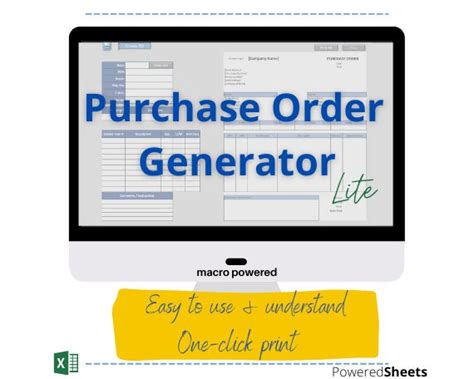 Image result for Purchase Order Generator with Image Inserted