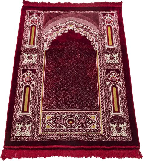 Amazon.com: Mindsoft 4 Pcs Muslim Prayer Rug, Islamic Prayer Rugs ...