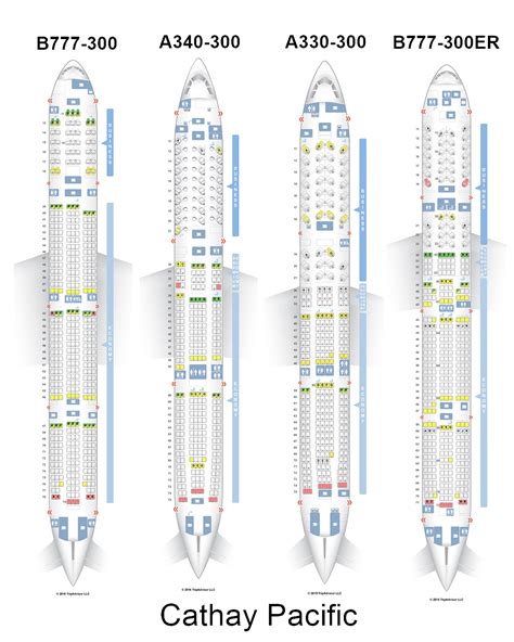 Cathay Pacific Airbus A330 300 Seat Map