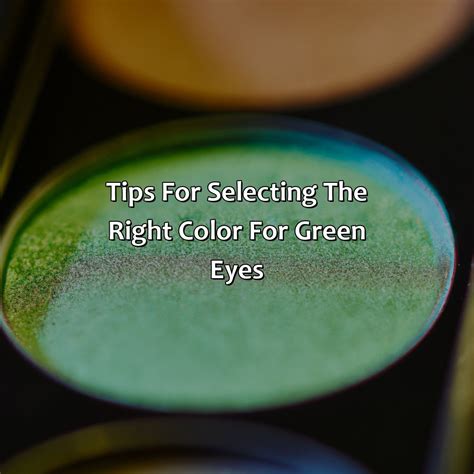 What Colors Make Light Green Eyes Pop at Joshua Holly blog
