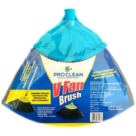 Buy Pro Clean V Fan Brush - Rust Proof, Stainless Steel Pipe Online at ...
