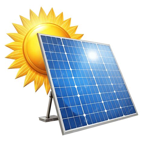 Solar Panel With Sun Illustration, Solar Panel Sun Illustration, Solar ...
