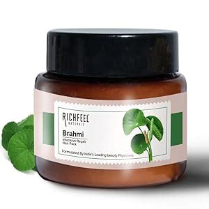 Richfeel Brahmi Intensive Repair Hair Pack | Controls Hair Fall ...