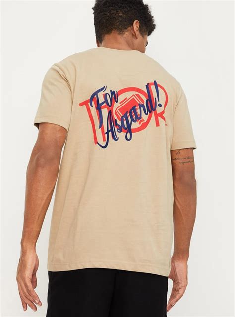 Buy Men Thor Back Printed Slim Fit T-shirt Online at just Rs. 599.0 ...