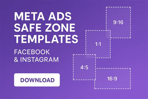 Free Meta Ads Safe Zone Templates for Facebook & Instagram