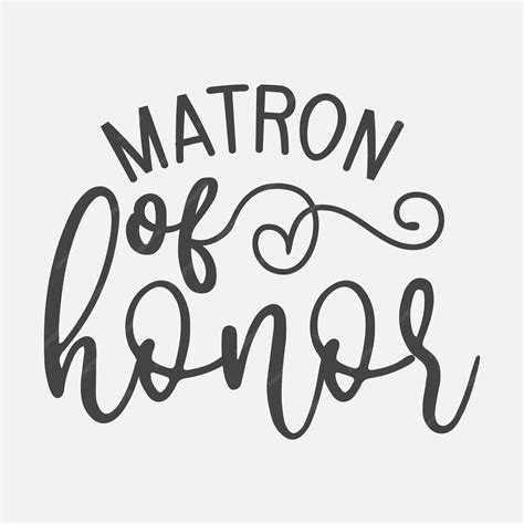Matron of honor | Premium Vector