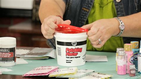 Image result for Using Modeling Paste for Stencils