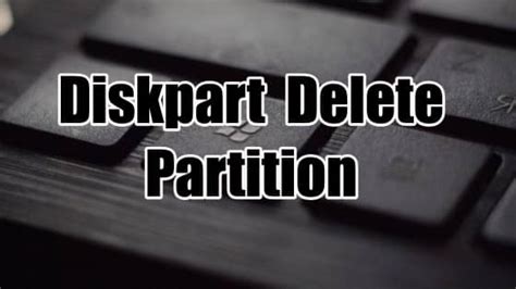 How to Delete Disk Partition 的图像结果