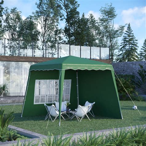 2.4 x 2.4m Pop Up Gazebo with Slant Legs and Carry Bag