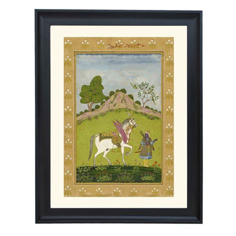 Kalki with his white horse Devadatta art print – Ikka Dukka Studio ...