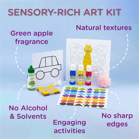 Preschool Art and Craft Kit | Sensory rich-art kit for preschoolers ...