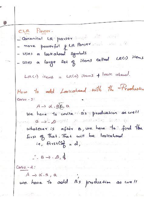 Image result for CLR Parser Example