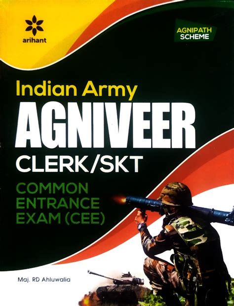 Arihant Indian Army Agniveer Clerk SKT Exam Guide Book English Medium ...