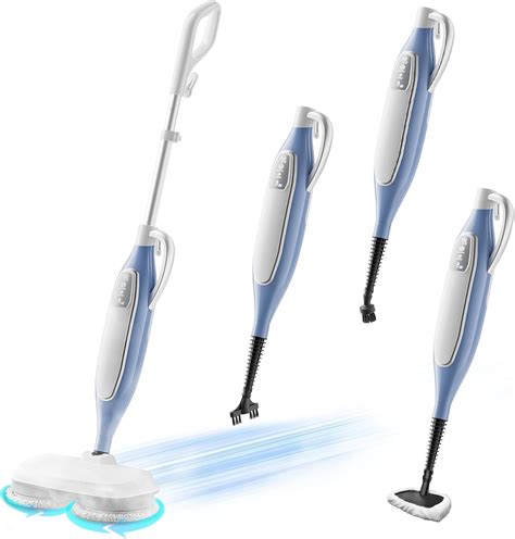 Amazon.com - Steam Spin Mop, Floor Scrubber Steam Mop for Hard Floors ...