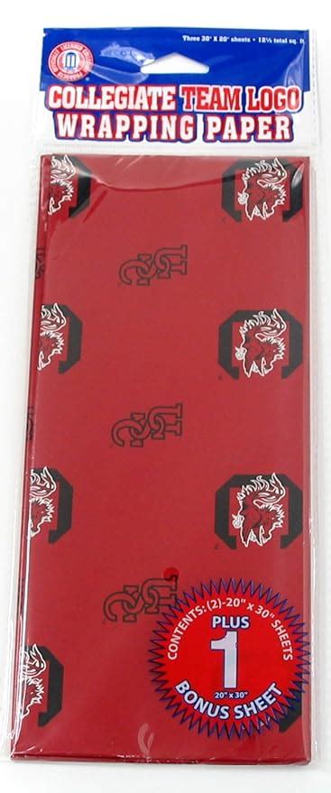 Pro Specialties Group NCAA South Carolina Gamecocks Wrapping Paper ...
