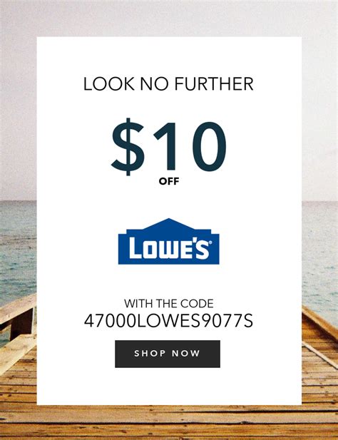 Lowe's Promo Code 的图像结果