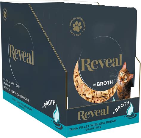 Amazon.com : Reveal Natural Wet Cat Food, 12 Count, Grain Free, Limited ...