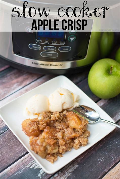 Slow Cooker Apple Crisp Recipe