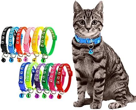 YOUSTYLO - YOU ARE PRIORITY Cat Collar Belt for Kitten with Bell Paw ...
