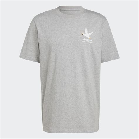 adidas Adventure Graphic Duckies Tee - Grey | Free Shipping with ...