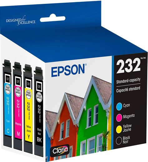 Epson - 232 Claria Ink Standard Capacity Black & Color Cartridge Combo ...