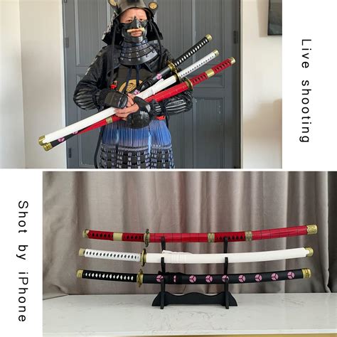 Buy 41 Roronoa Zoro Steel Swords Real,Kitetsu,Wado Ichimonji,Shusui ...
