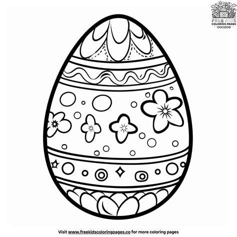 25+ Free Easter Egg Coloring Pages For Family Fun
