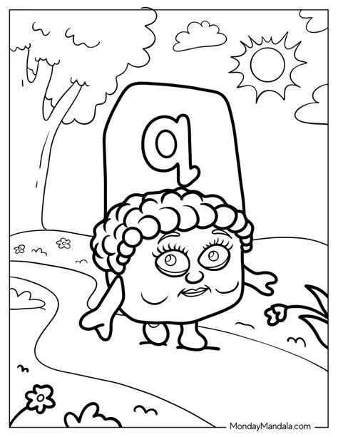 26 Alphablock Coloring Pages (Free PDF Printables)