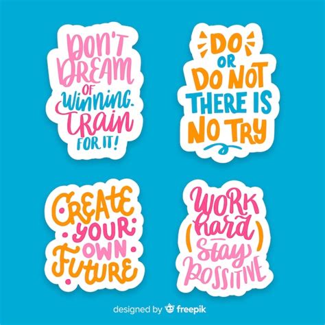 Quote Sticker Images - Free Download on Freepik - Worksheets Library