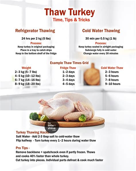 🦃 The Ultimate Turkey Thawing Guide: Methods, Timing & Smart Hacks ...